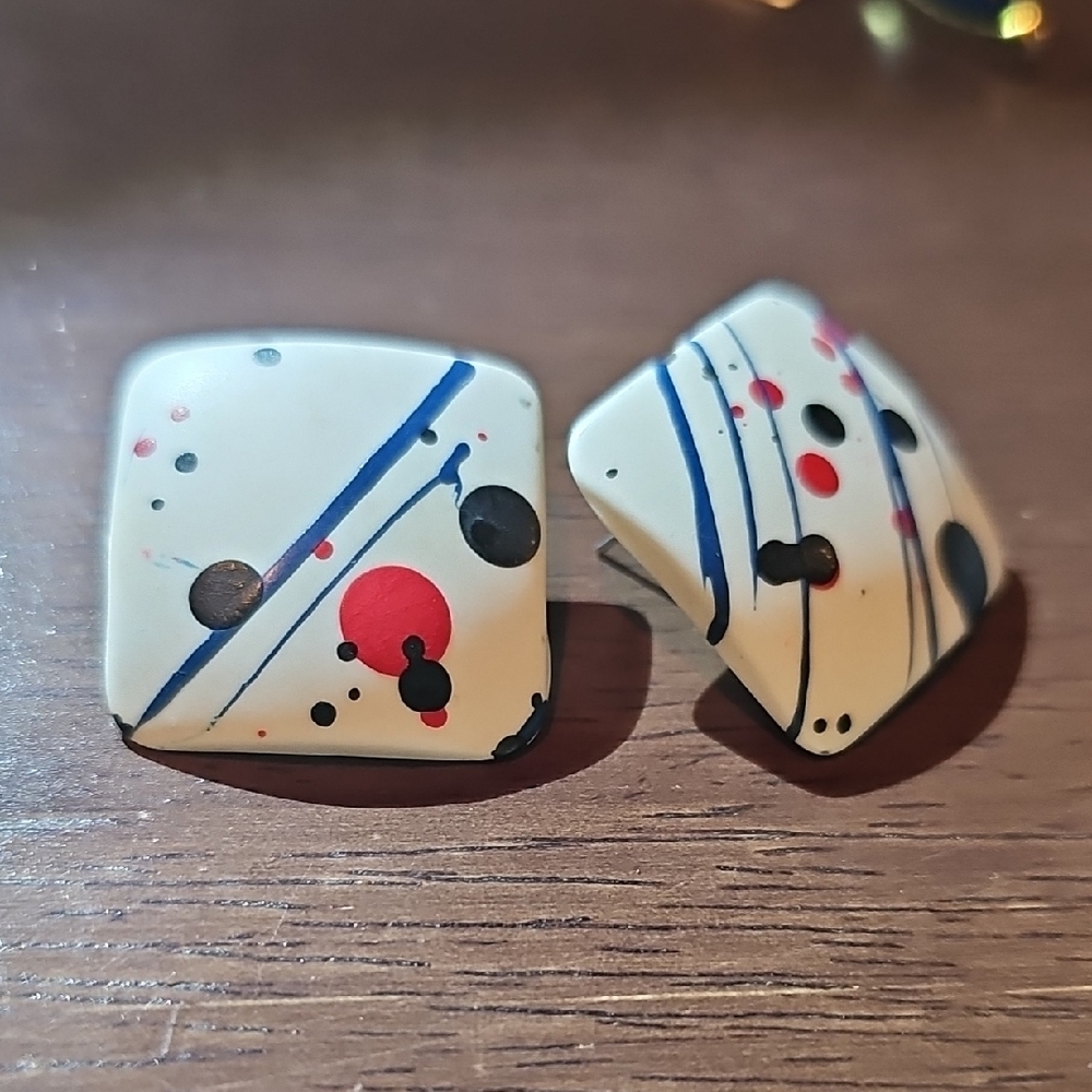 Abstract Geometric Earrings